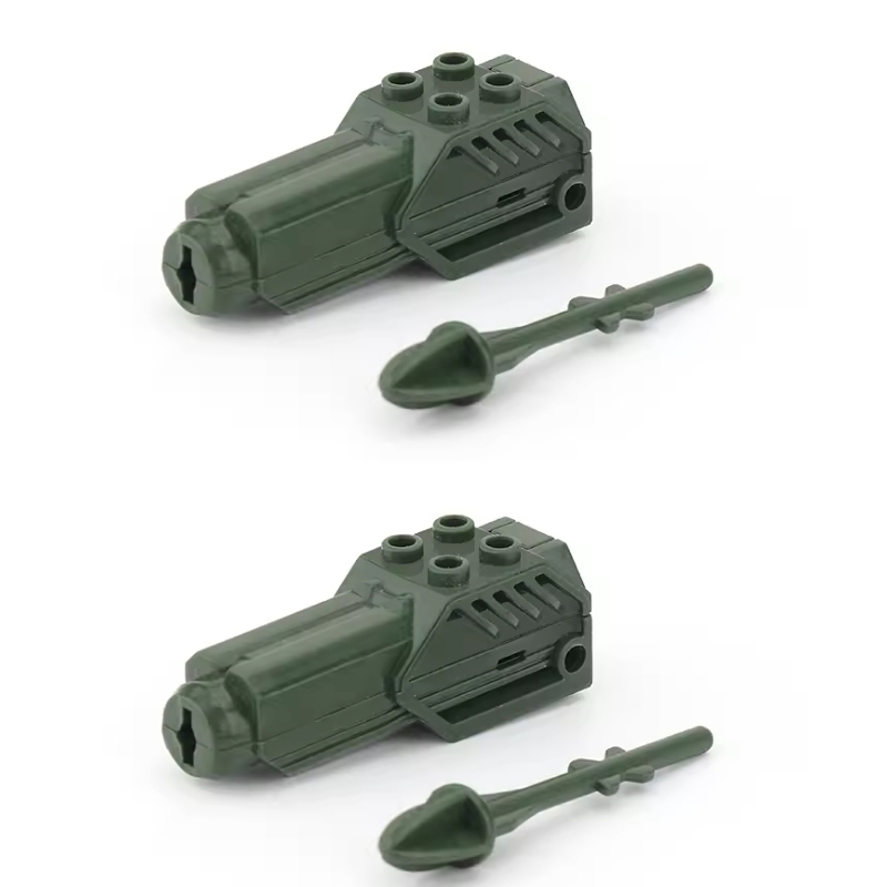 Catapult Launcher Toy - 2 buah/lot partikel kecil perakitan militer
