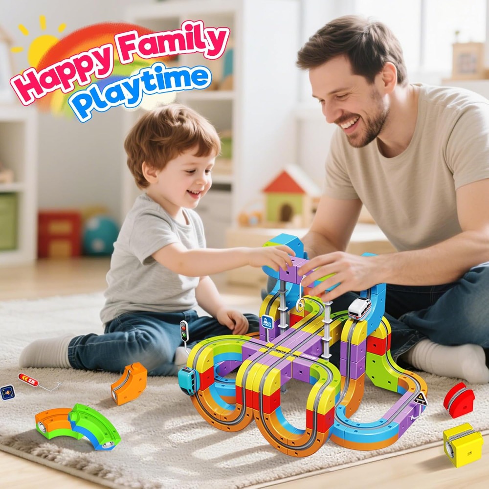 110 buah Mainan Kereta Api Ele - Kids Toys 3 Year Old ulasan dan harga